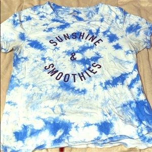 Tie Dye Cotton T-Shirt